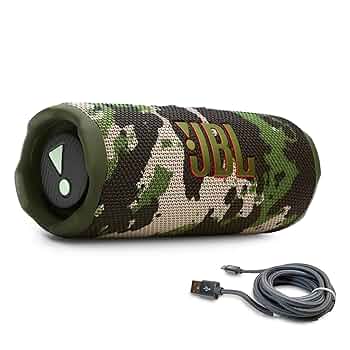 JBL FLIP7 迷彩 SQUAD JBL Flip 7 Portable Waterproof Bluetooth Speaker - Squad